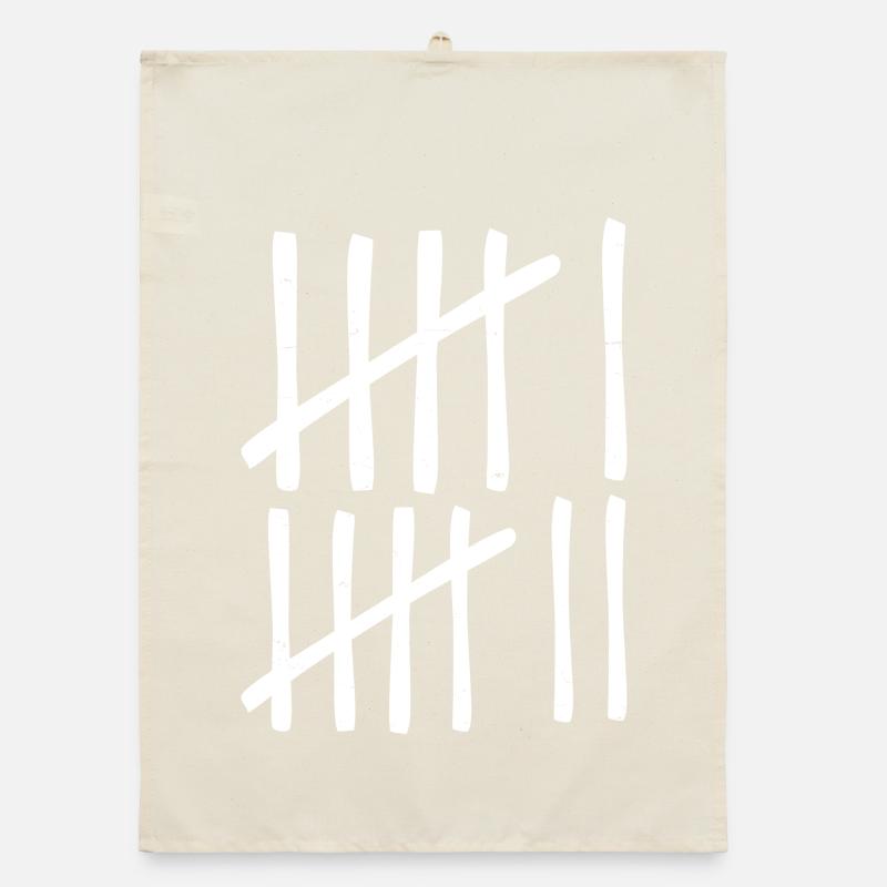 Drôles de Six Sept 67 Marques de Comptage de Mème Torchon bio