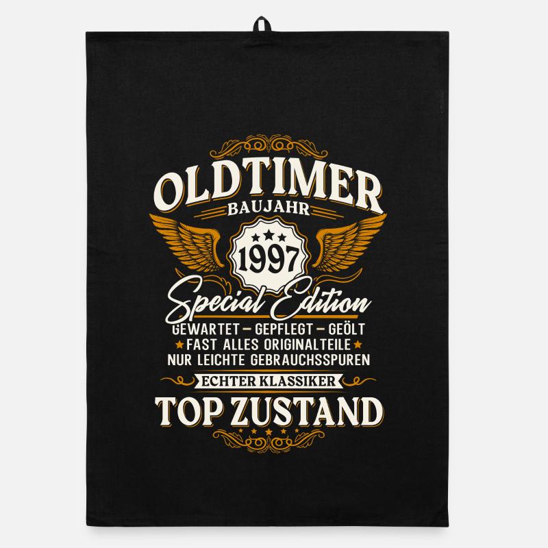 Oldtimer Baujahr 1997 Geburtstag Geschenk Organic Geschirrtuch
