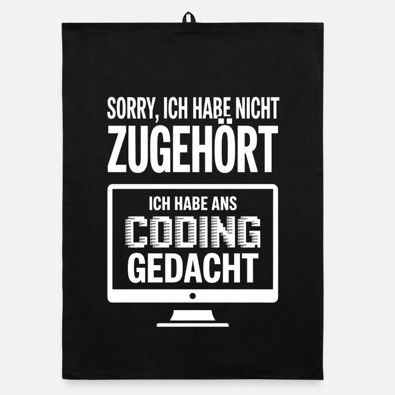 Coding Gedacht: Nicht Zuhören Meme Organic Geschirrtuch