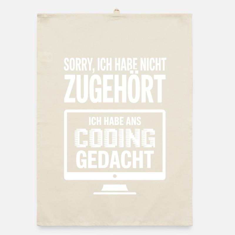 Sorry, ich habe Coding gedacht Organic Geschirrtuch