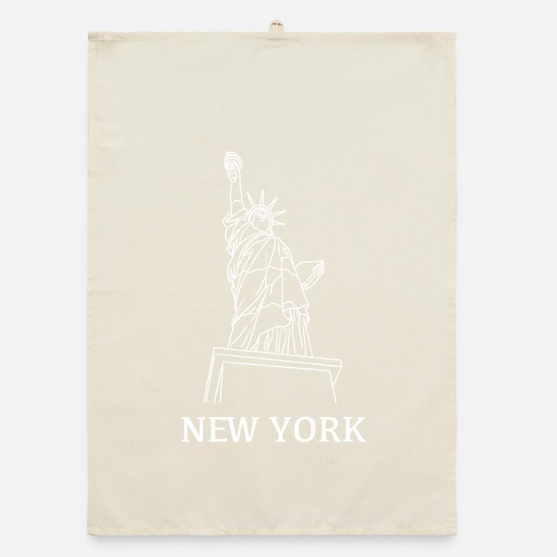 New_York_weiss Organic dish towel