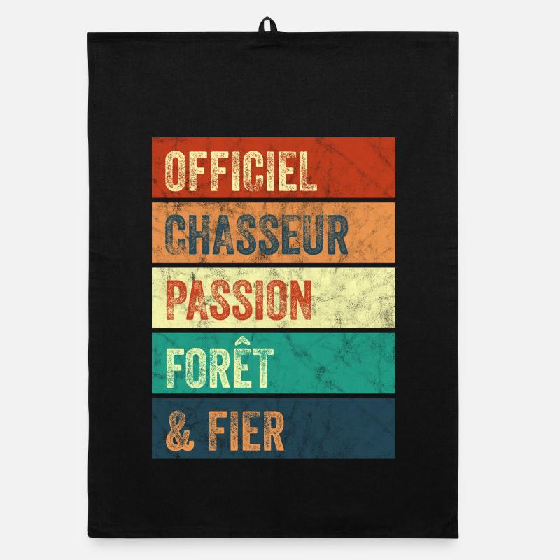 Chasseur Passion Forêt Torchon bio