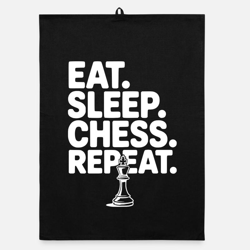 Mange. Dors. Échecs. Répétez. Torchon bio