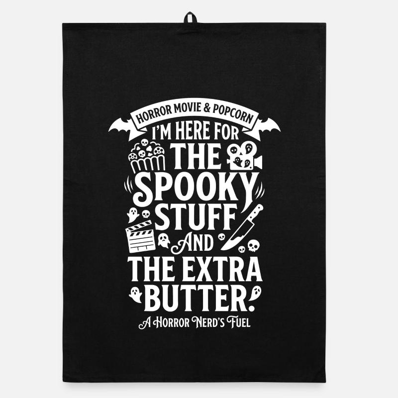 Spooky Stuff And The Bye Bye Birds Organic Geschirrtuch