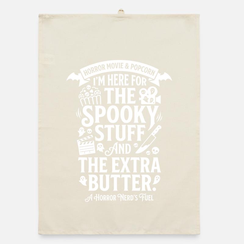 Spooky Stuff And The Bye Bye Birds Organic Geschirrtuch