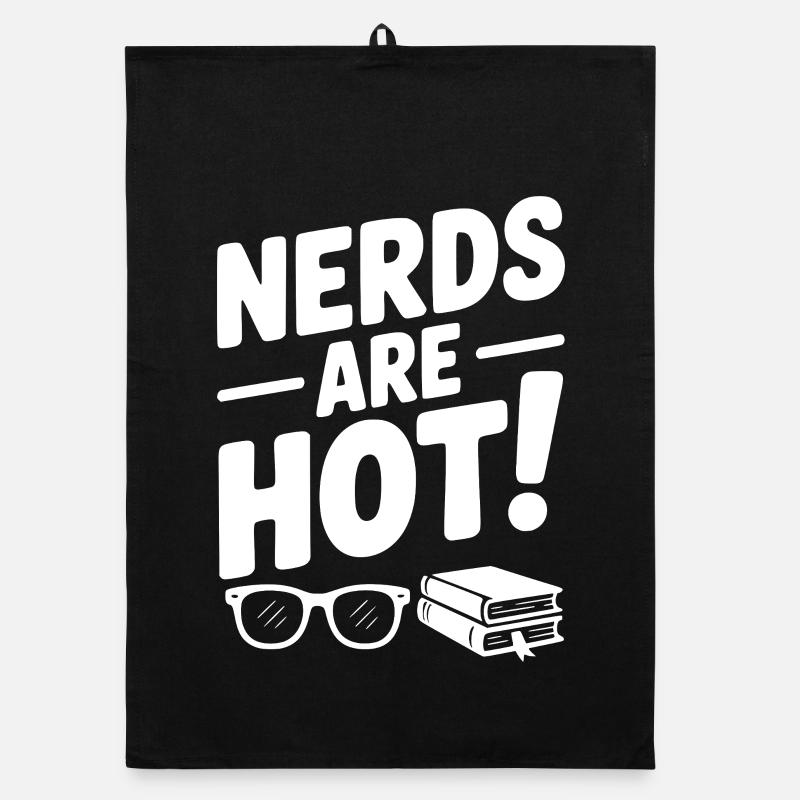 Nerds sind heiß! Organic Geschirrtuch