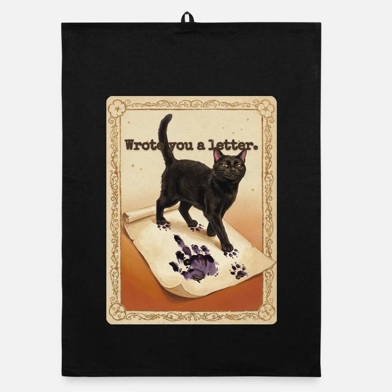 Je t’ai écrit une lettre, chat Torchon bio