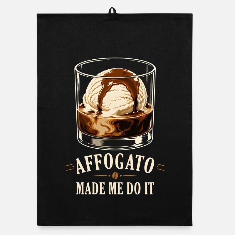 Affogato Made Me Do It Organic Geschirrtuch