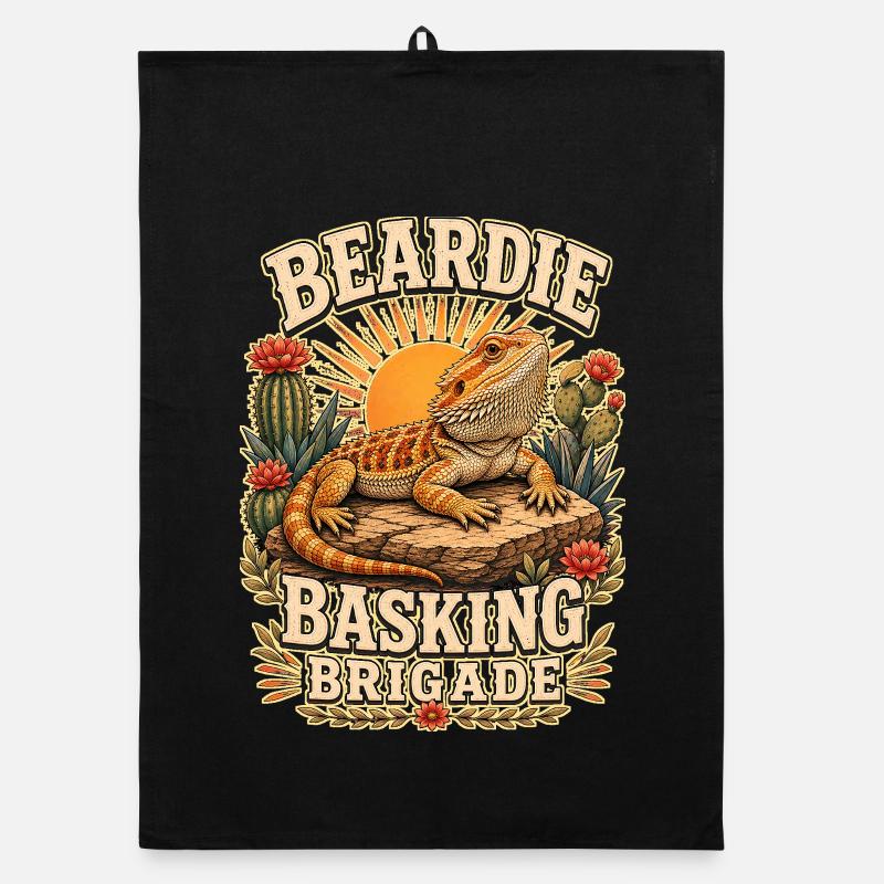BEARDIE BASKING BRIGADE Organic dish towel