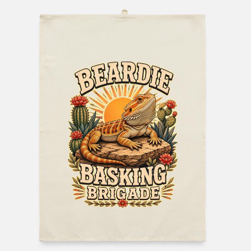 BEARDIE BASKING BRIGADE Organic dish towel