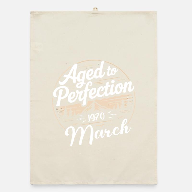 Présent d’anniversaire mars 1970 Torchon bio