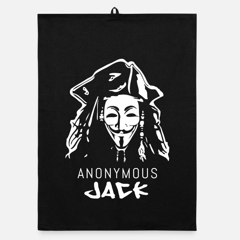 pirate, anonymous ou sparrow Torchon bio