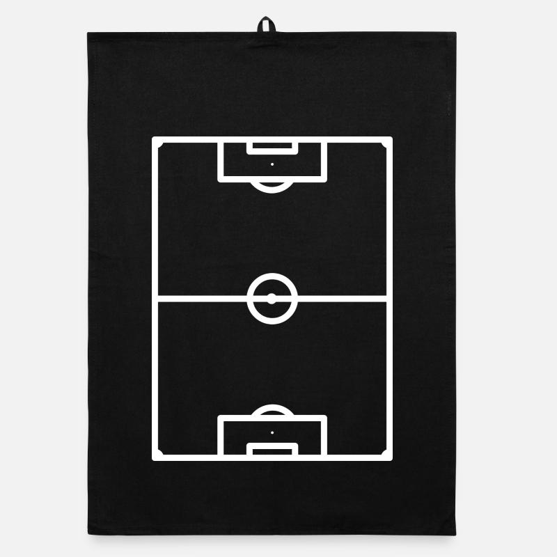 Fußballfeld Organic Geschirrtuch