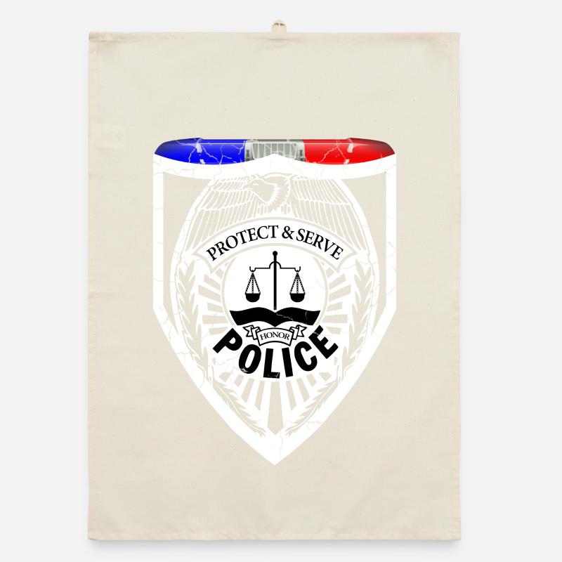 policeman Organic dish towel