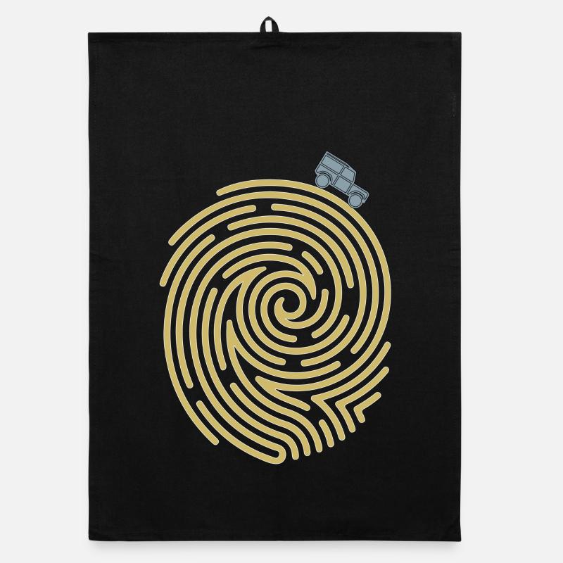 Defender Fingerprint Organic dish towel