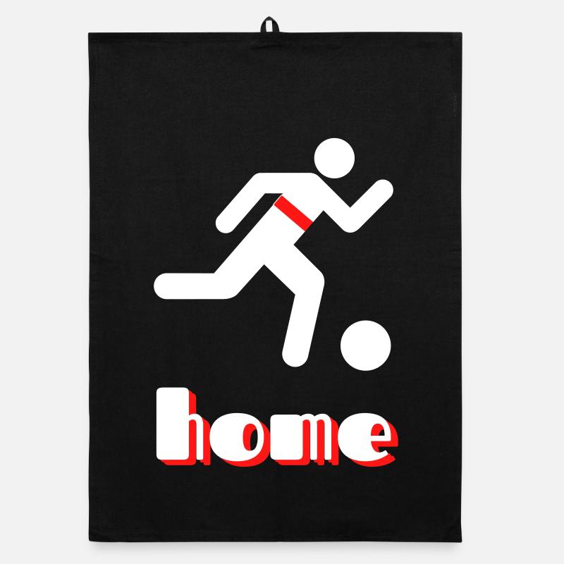 Stuttgart home with red chest ring Organic dish towel