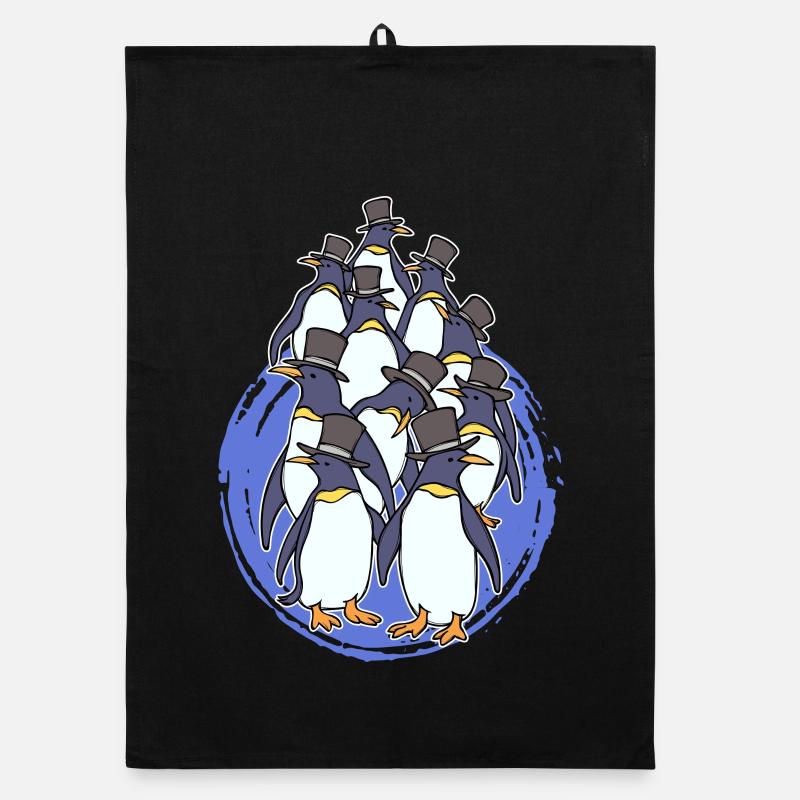 Kalt Eis Pinguin Tier Antarktis Seevogel Organic Geschirrtuch