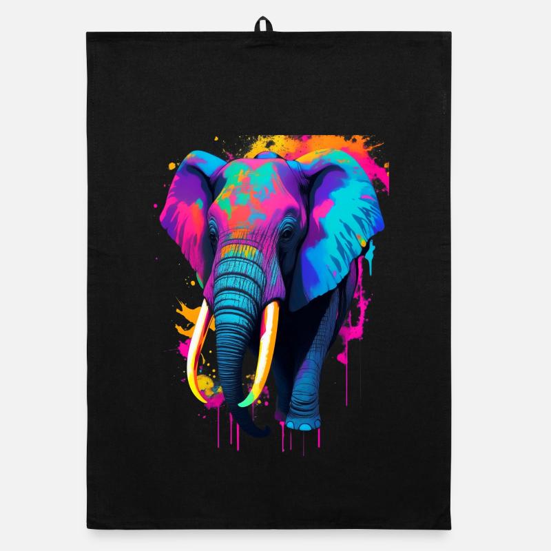 Elefant Organic Geschirrtuch