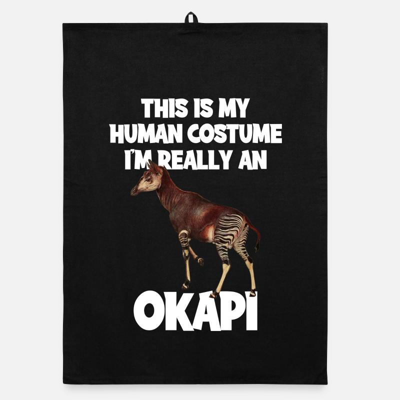 Expédition au zoo d'Okapi Torchon bio