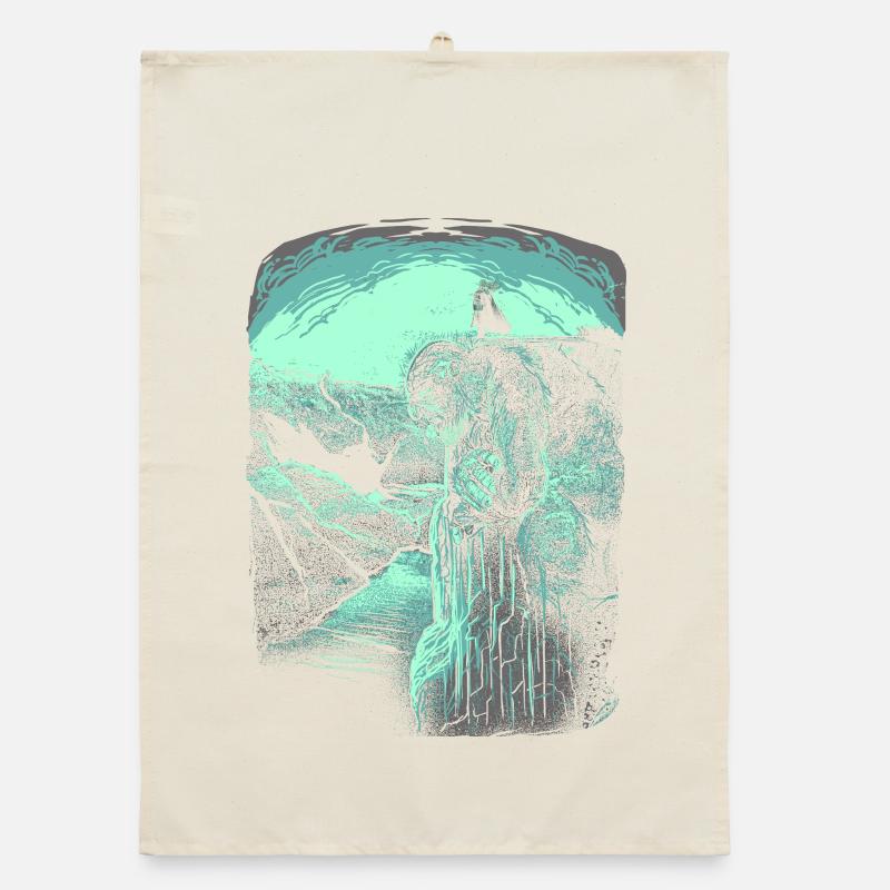 Pulpit Rock - Troll - Norway Organic dish towel