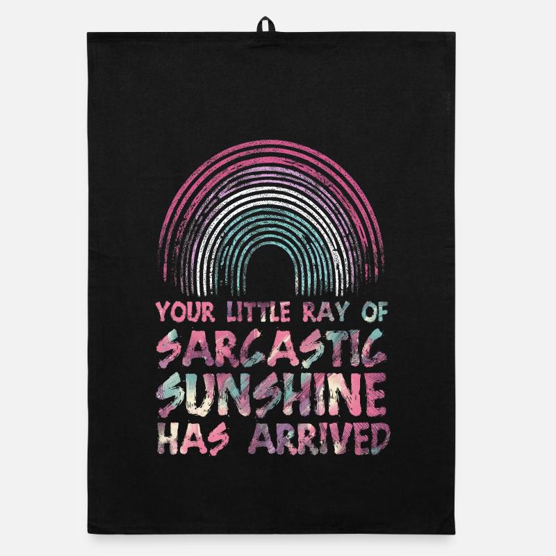 Ton petit rayon de soleil sarcastique est arrivé Torchon bio