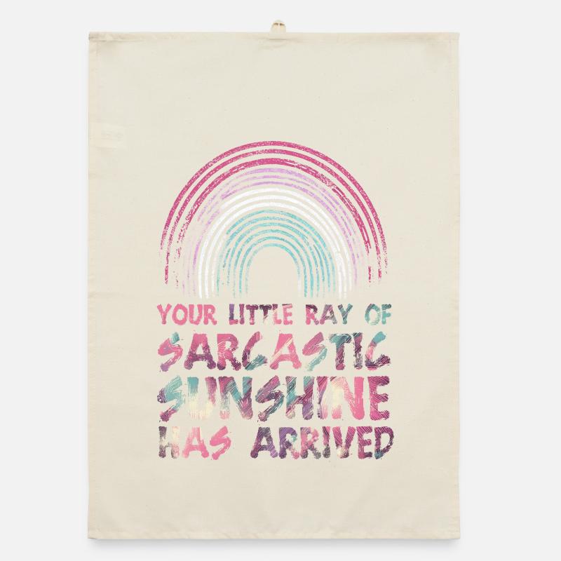 Ton petit rayon de soleil sarcastique est arrivé Torchon bio