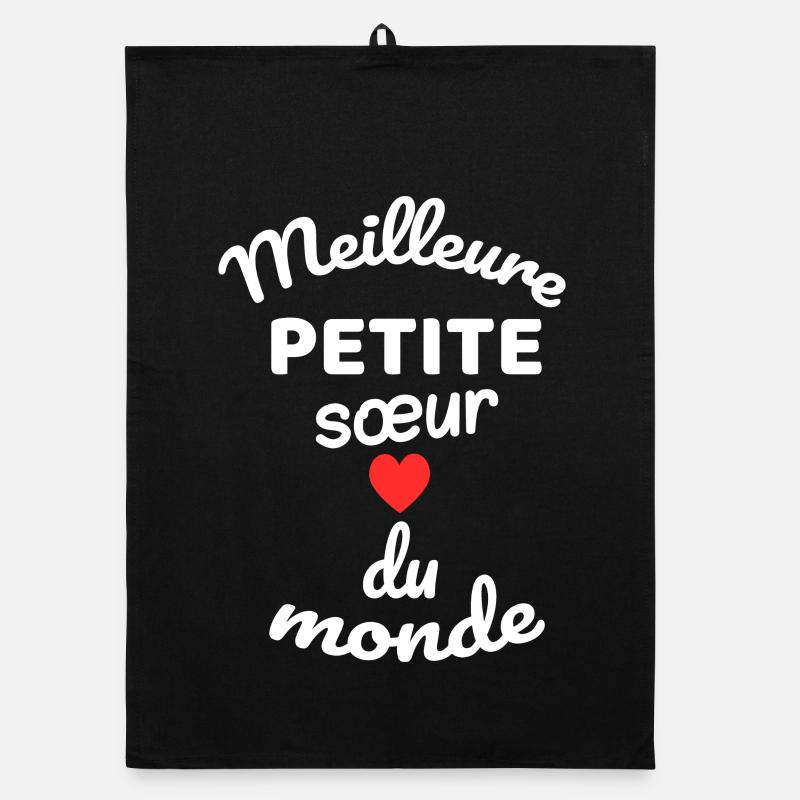Cercle de Fratrie Petite Sœur Monde Torchon bio