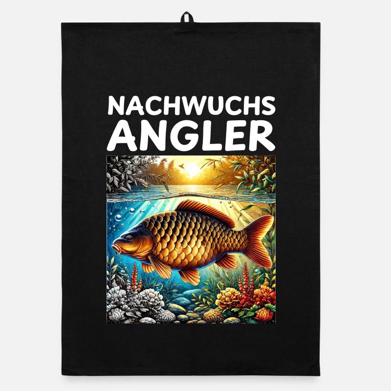 Young Anglers - Carp Organic dish towel