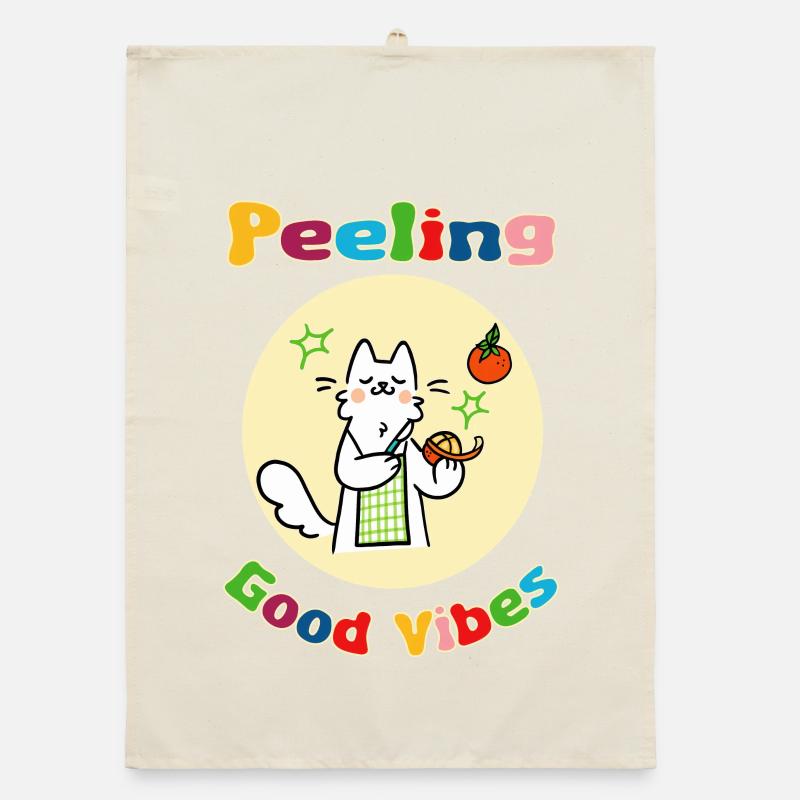 Chat Peeling Orange Torchon bio