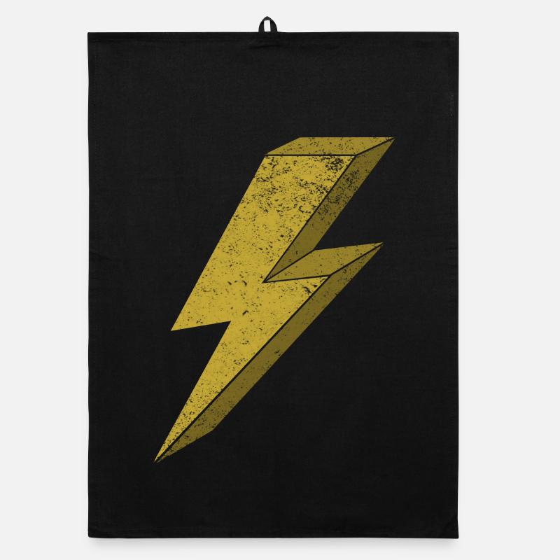 Dynamic Flash in Gold 3D Organic dish towel