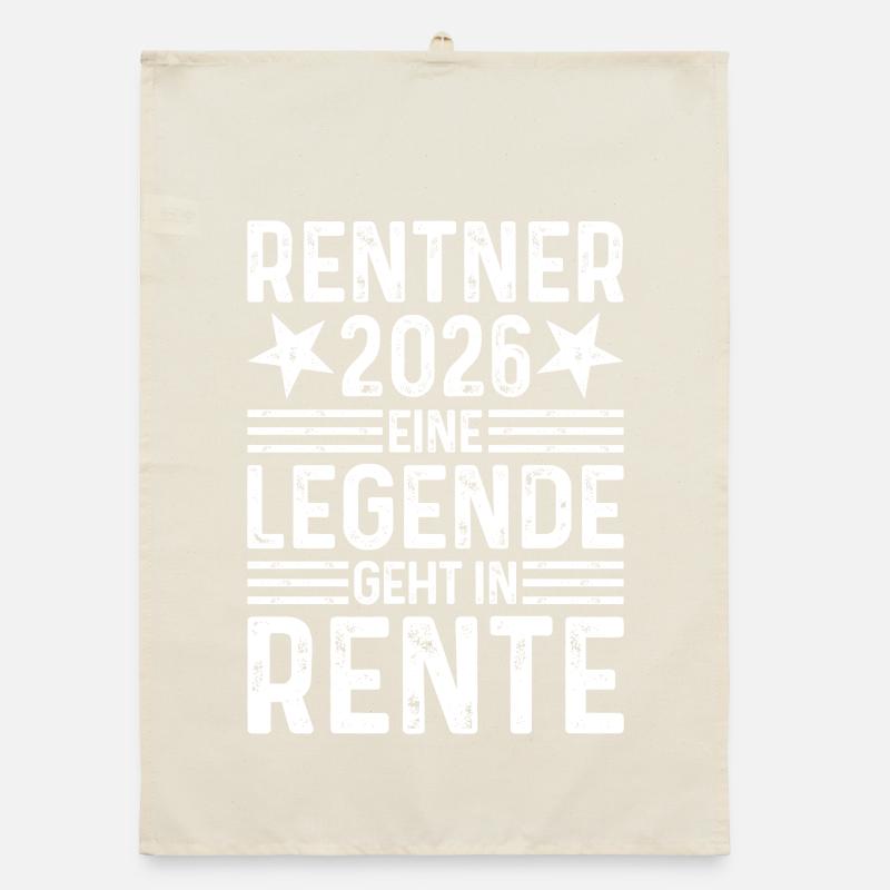 Pensioners 2026 - A legend retires Organic dish towel