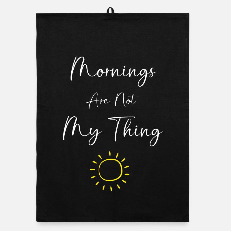 Late risers Monday morning morning grouches Organic dish towel