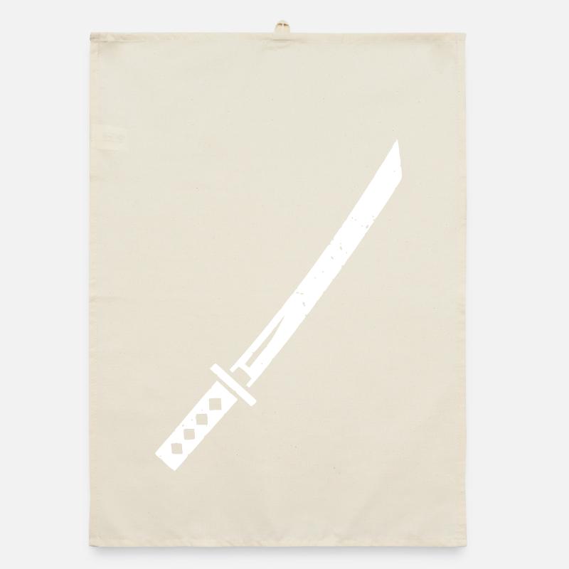 Vecteur d’arme samouraï Katana Épée Torchon bio