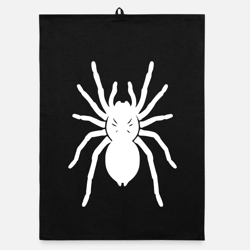Vogelspinne Tarantula Realistisch Vektor Organic Geschirrtuch