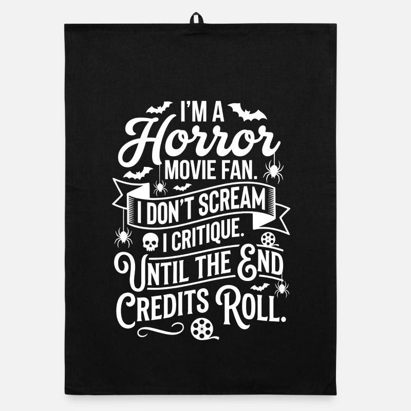 Horror fan: Critical until the credits Organic dish towel