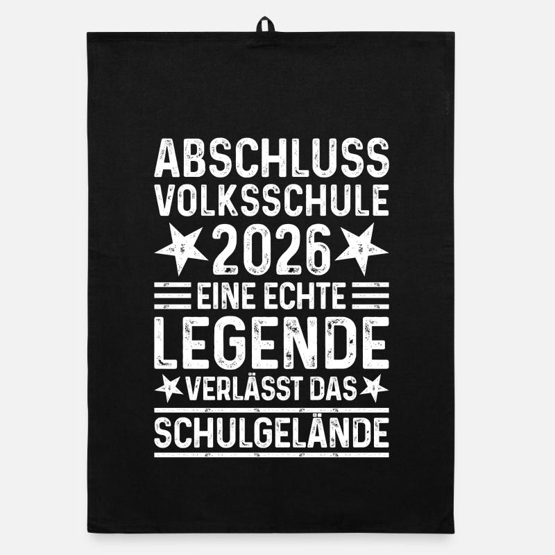 Elementary School Graduation 2026 Legend School Grounds Organic dish towel