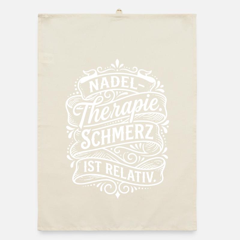 Needle therapy – pain is relative Organic dish towel