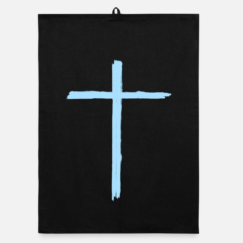 Jesus Christus Kreuz Christentum Organic Geschirrtuch