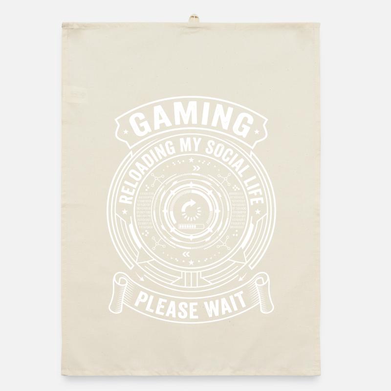 Gaming Sozialleben Wartezeit Organic Geschirrtuch