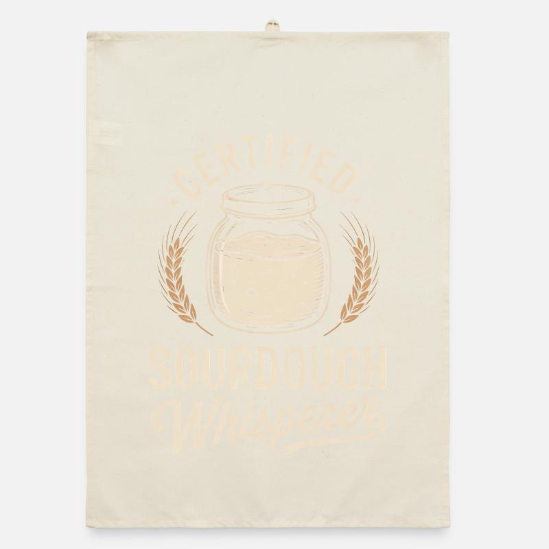 Zertifizierter Sauerteigflüsterer Organic Geschirrtuch