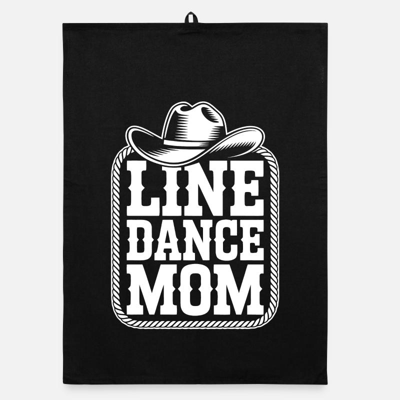 Western Dance Mom Organic dish towel