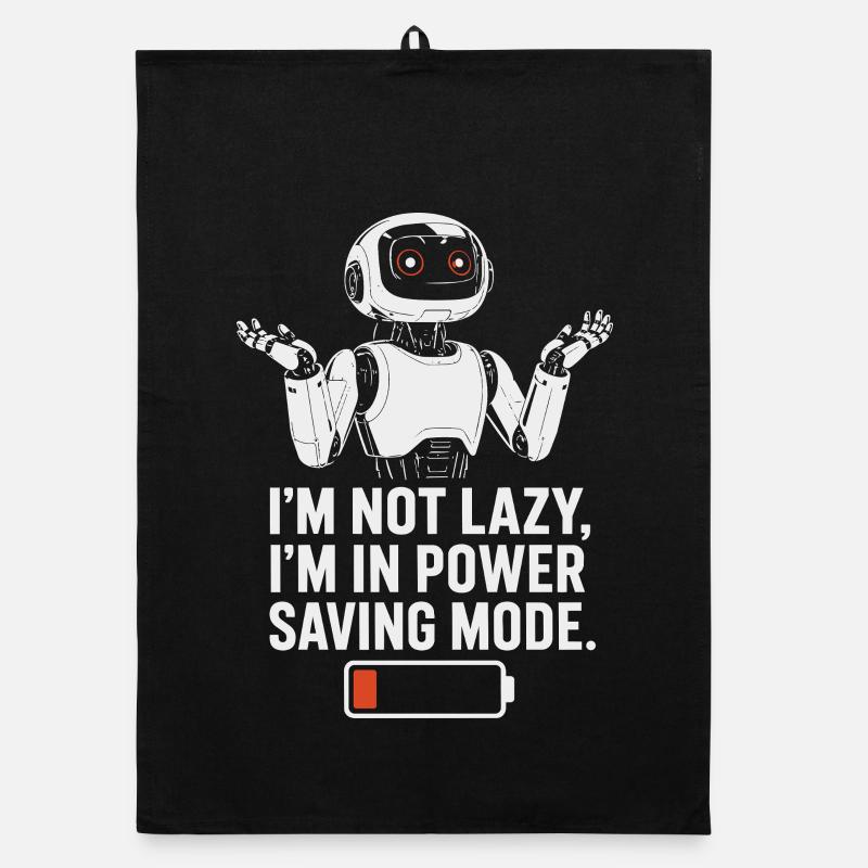 Power Saving Mode Robot Organic dish towel