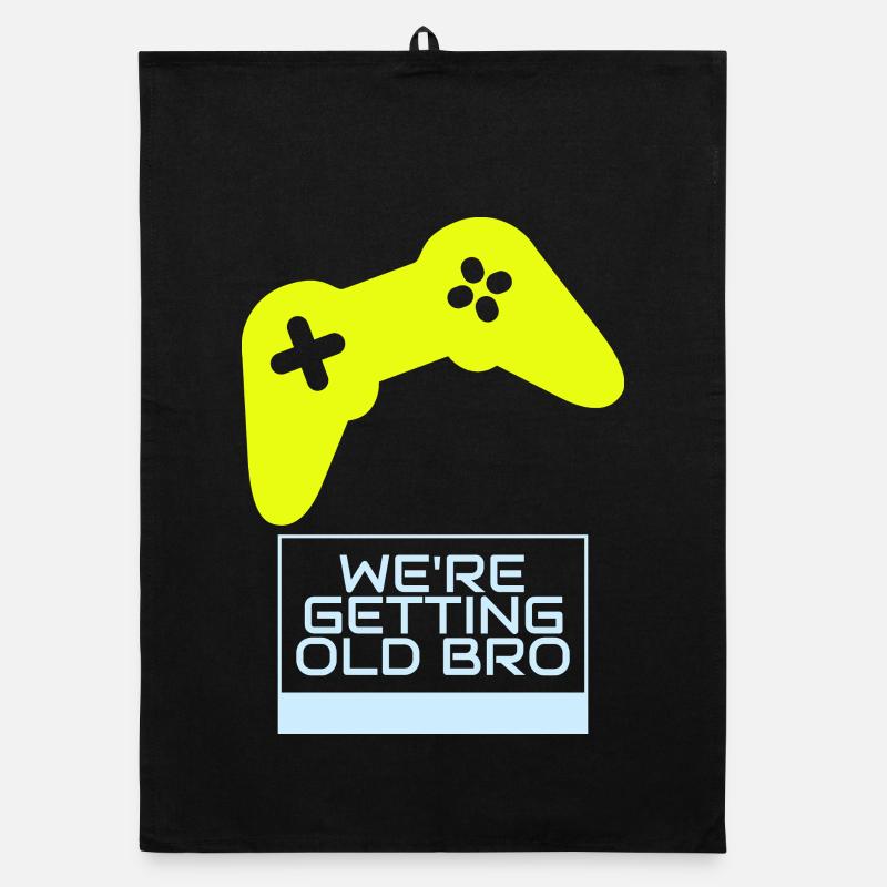 Gamer Nostalgia: We Grow Older Organic dish towel