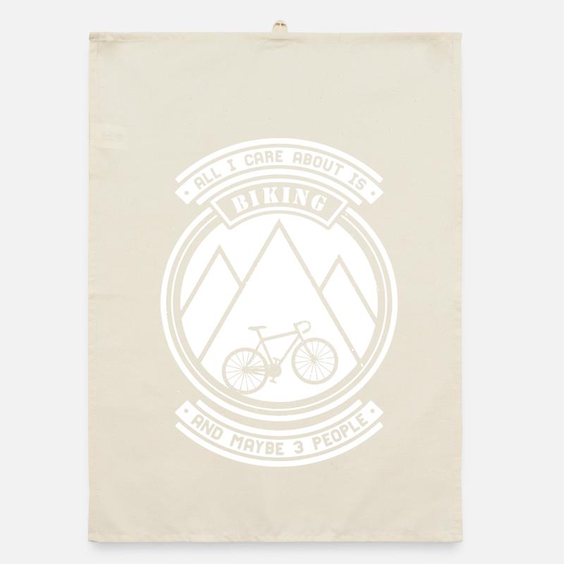 Biking - Cycling - Mountain biking Organic dish towel