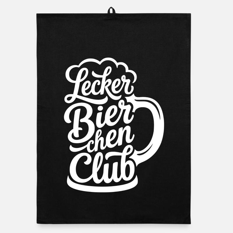 Lecker Bierchen Club Organic Geschirrtuch