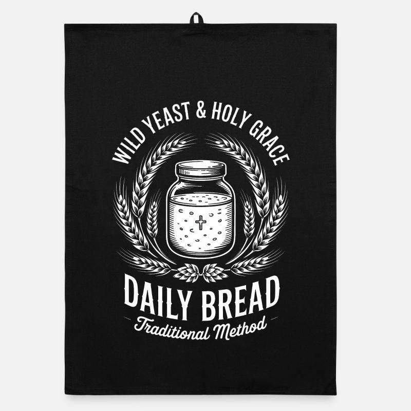 Daily Bread: Tradition der Wildhefe Organic Geschirrtuch