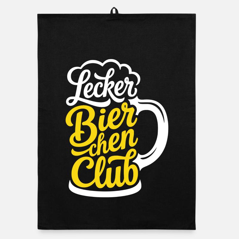Lecker Bierchen Club Organic Geschirrtuch