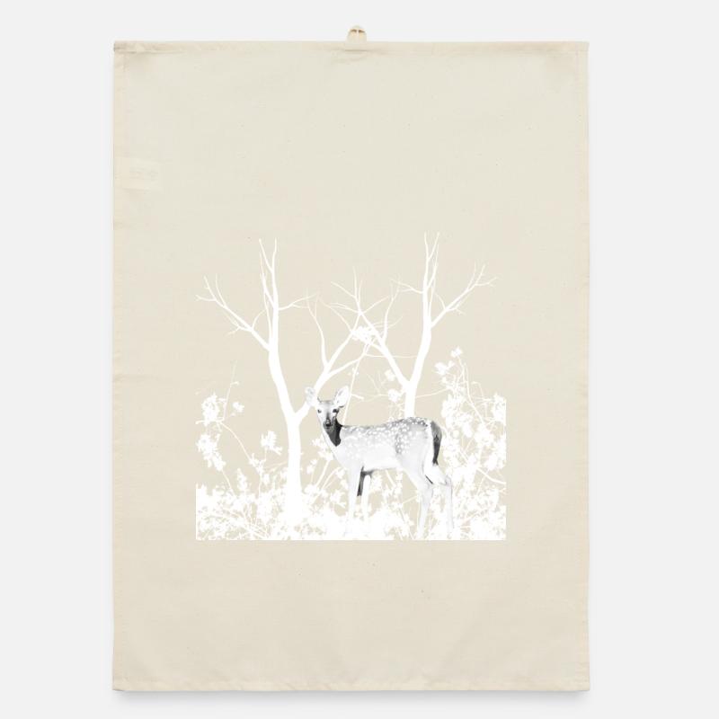 deer Organic Geschirrtuch