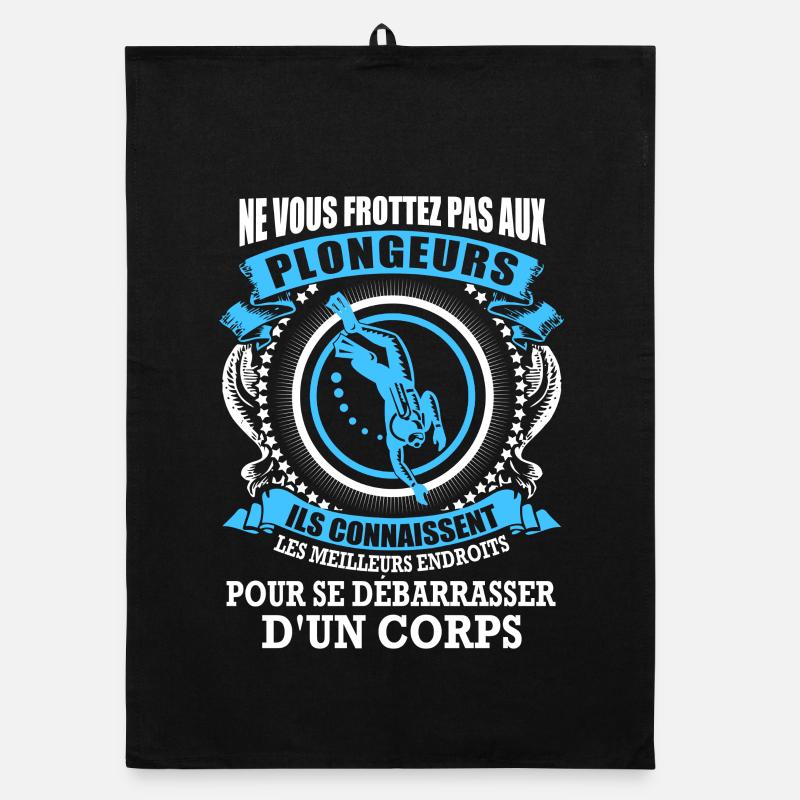 Plongeurs et corps Torchon bio