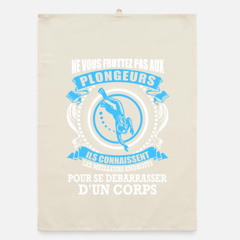 Plongeurs et corps Torchon bio